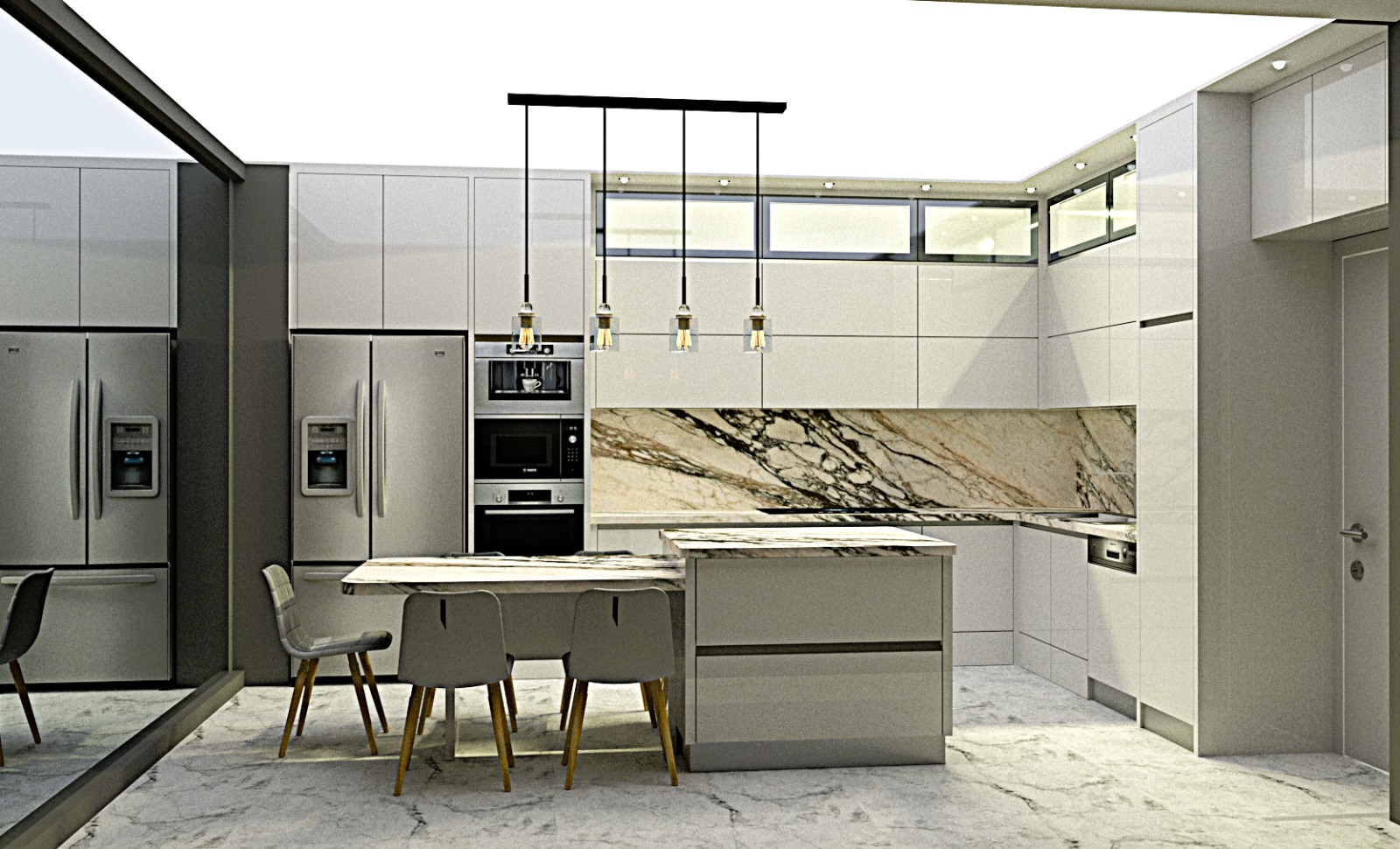 Modern luxury kitchen design